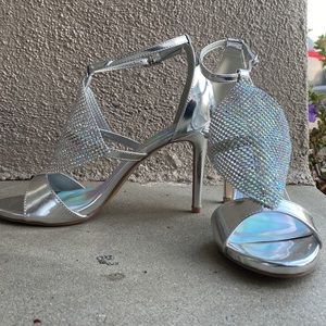 Sexy Silver Marcorepublic Heels 8.5